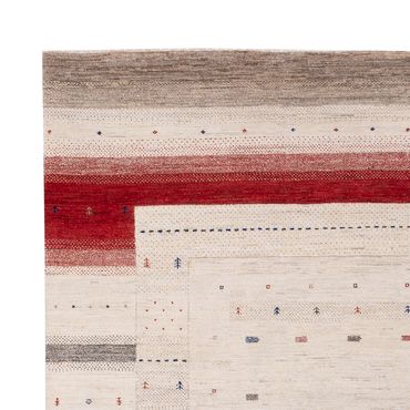 Gabbeh Rug - Loribaft Indus - 306 x 202 cm - cream