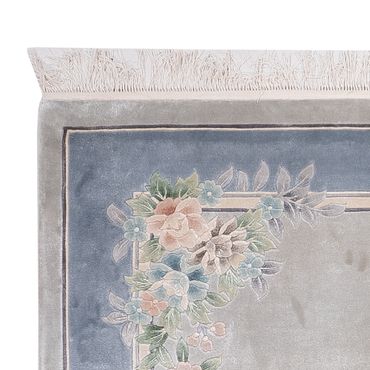 Silk Rug - Chinese Silk - 185 x 123 cm - grey