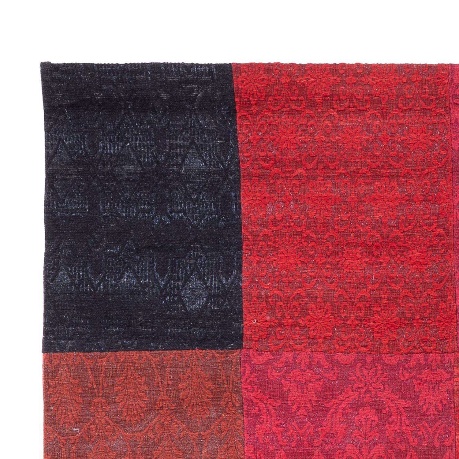 Patchwork Rug - 180 x 120 cm - multicolored