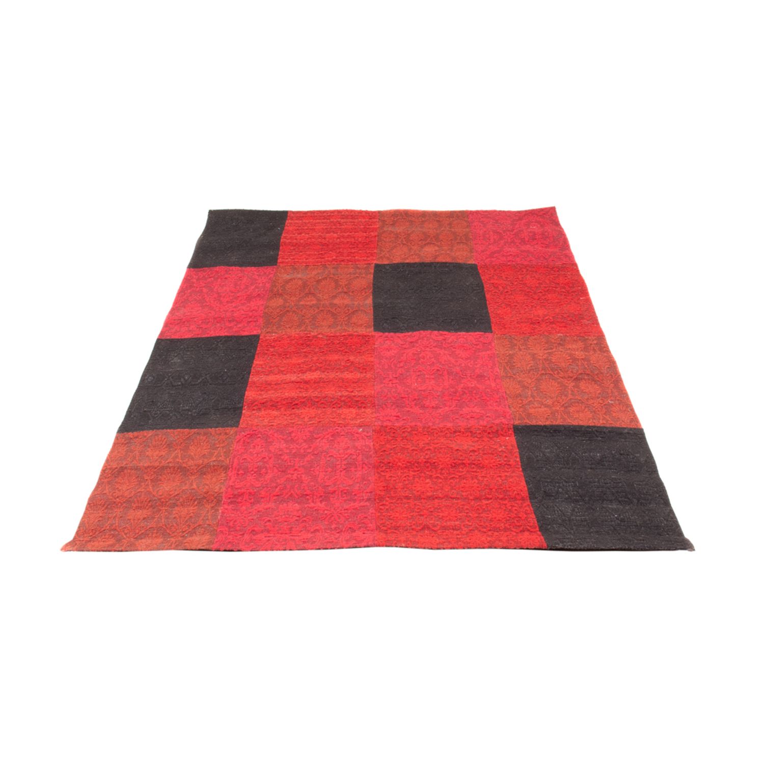 Patchwork Rug - 180 x 120 cm - multicolored