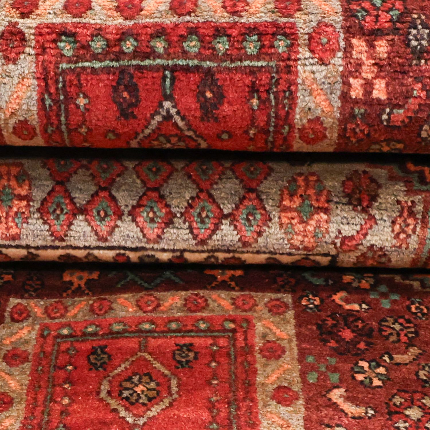 Runner Perser Rug - Nomadic - 295 x 130 cm - dark red