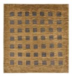 Gabbeh Rug - Loribaft Perser square  - 200 x 194 cm - dark beige