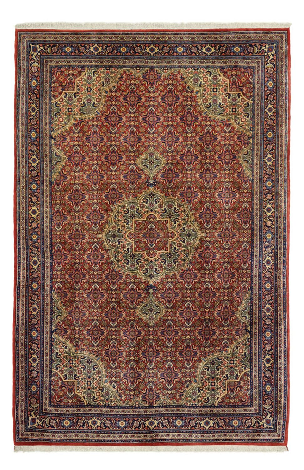 Perser Rug - Bidjar - 216 x 144 cm - dark red