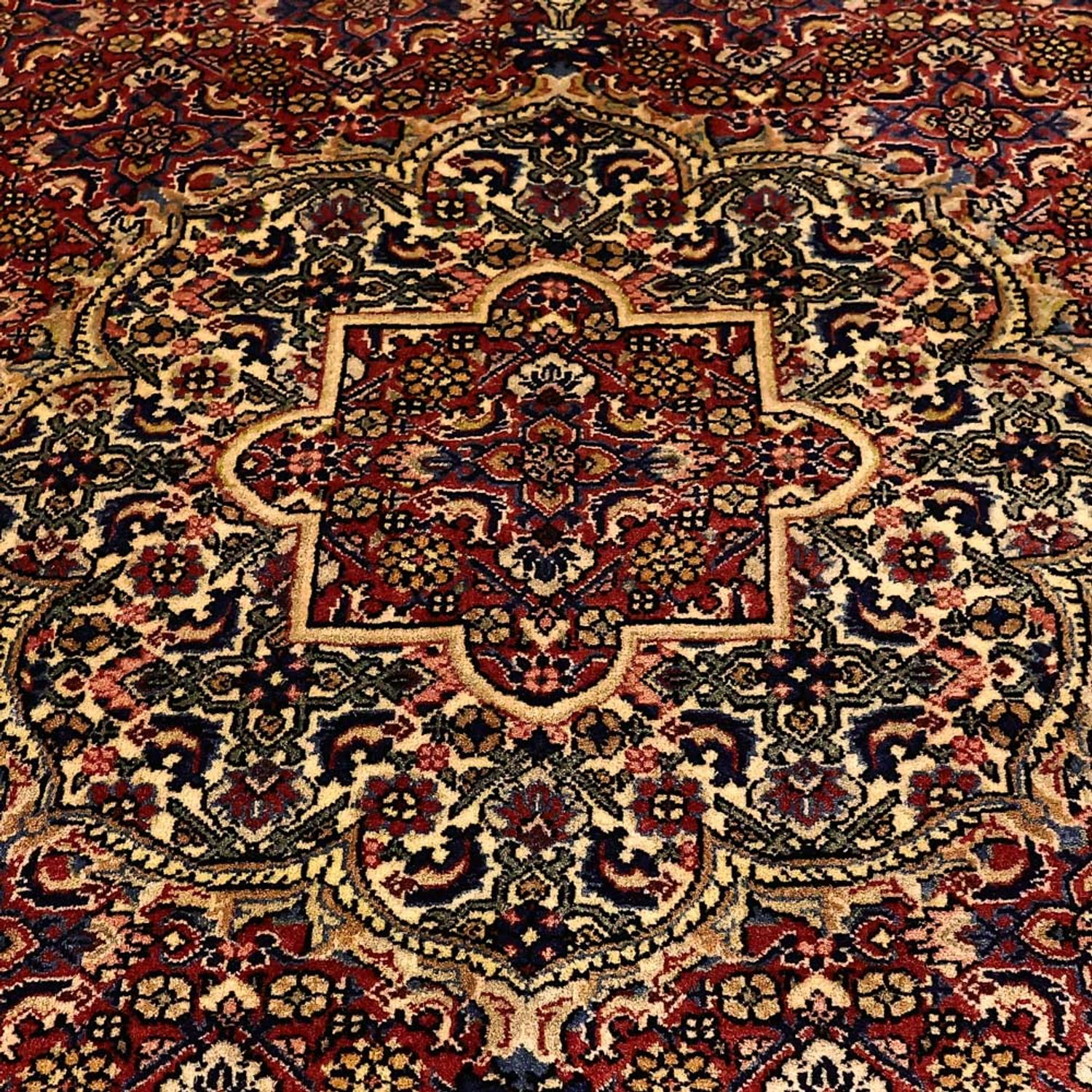 Perser Rug - Bidjar - 216 x 144 cm - dark red