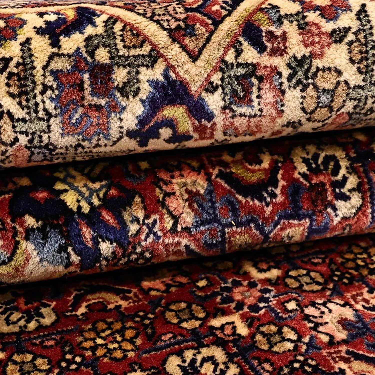 Perser Rug - Bidjar - Royal - 216 x 144 cm - dark red