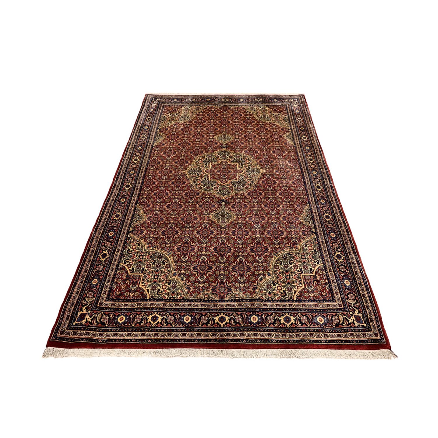 Perser Rug - Bidjar - 216 x 144 cm - dark red