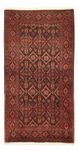Runner Belutsch Rug - 205 x 105 cm - dark red
