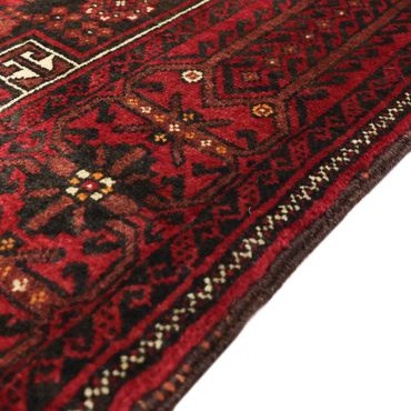 Runner Belutsch Rug - 210 x 105 cm - dark red