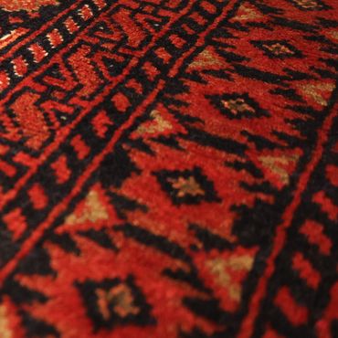 Runner Belutsch Rug - 198 x 102 cm - dark red