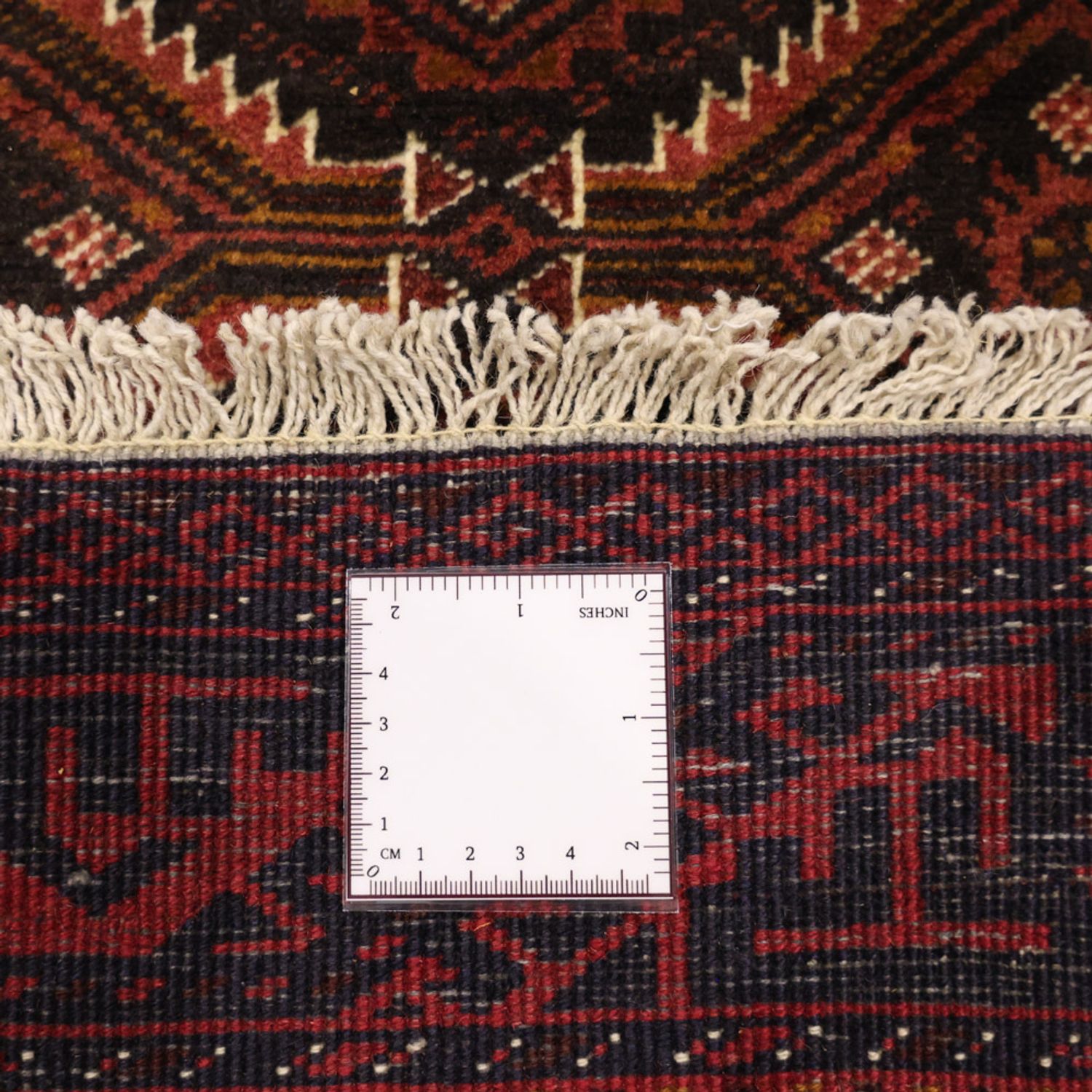 Runner Belutsch Rug - 192 x 98 cm - dark red