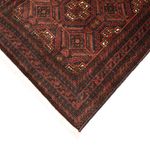 Runner Belutsch Rug - 194 x 97 cm - dark red