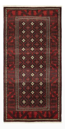 Runner Belutsch Rug - 199 x 102 cm - dark red