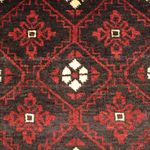 Runner Belutsch Rug - 199 x 102 cm - dark red