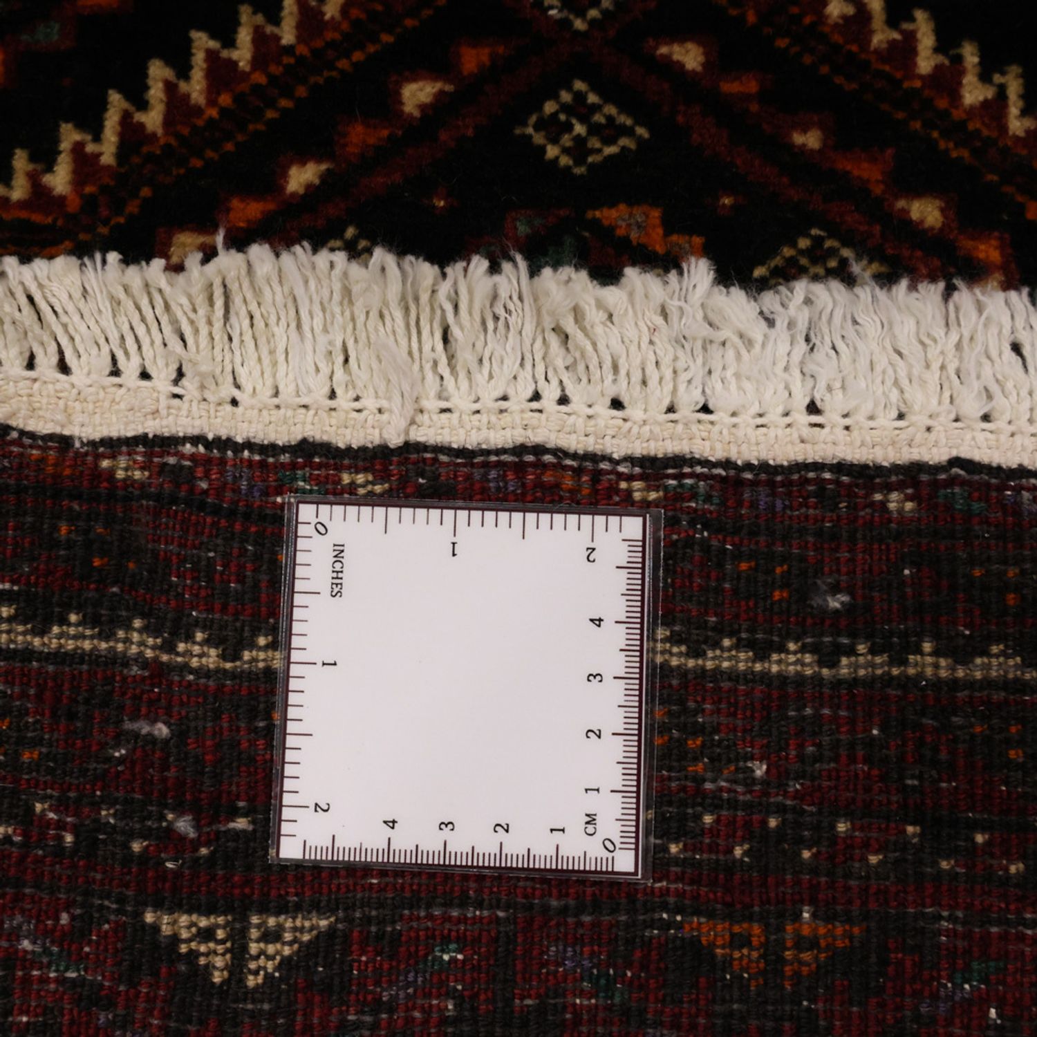 Runner Belutsch Rug - 195 x 98 cm - dark red
