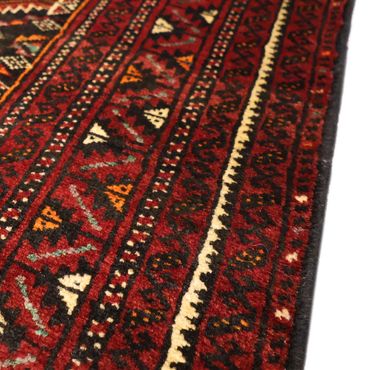Runner Belutsch Rug - 195 x 98 cm - dark red