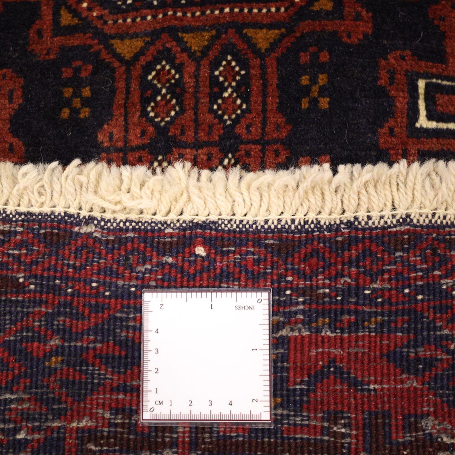 Runner Belutsch Rug - 198 x 98 cm - dark red