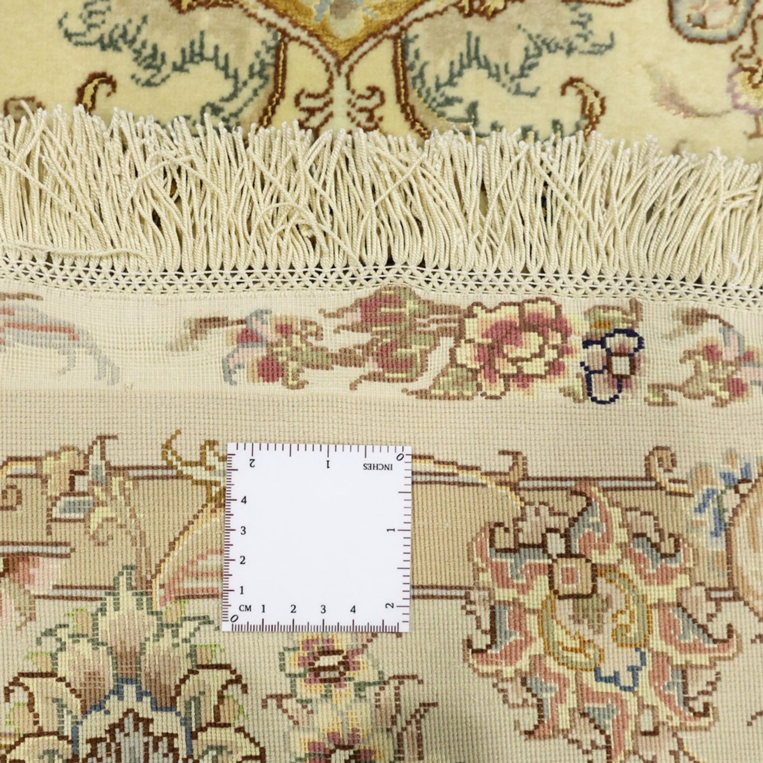 Perser Rug - Tabriz - Royal - Silk Warp - 219 x 148 cm - beige