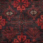 Runner Belutsch Rug - 193 x 104 cm - dark red