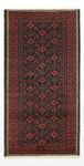 Runner Belutsch Rug - 204 x 102 cm - dark red