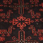 Runner Belutsch Rug - 204 x 102 cm - dark red