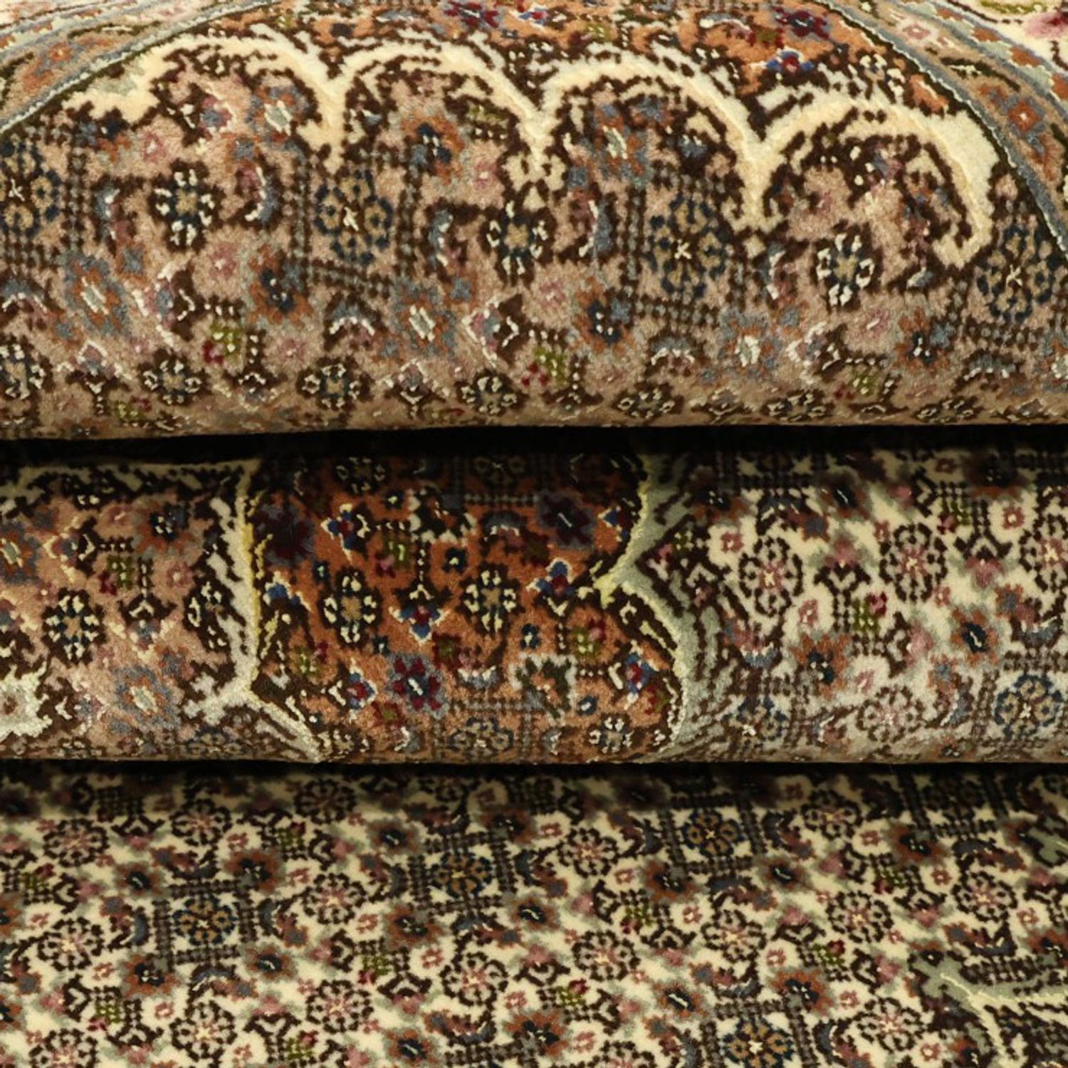 Perser Rug - Tabriz - Royal - Royal - 197 x 154 cm - dark beige