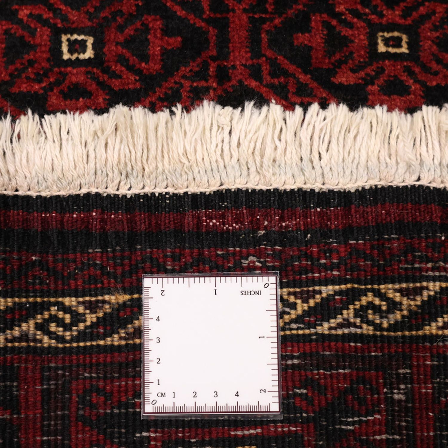 Runner Belutsch Rug - 203 x 101 cm - dark red