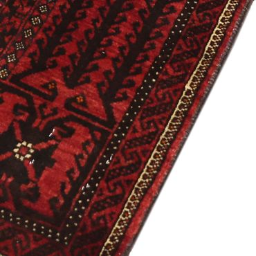 Runner Belutsch Rug - 201 x 97 cm - dark red
