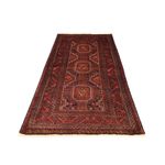 Runner Belutsch Rug - 194 x 98 cm - dark red