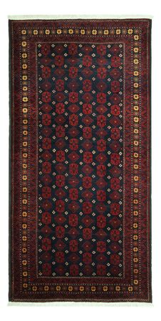 Runner Belutsch Rug - 207 x 106 cm - dark red