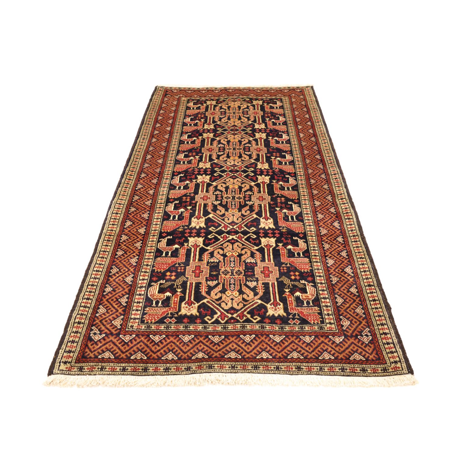 Runner Belutsch Rug - 193 x 100 cm - terracotta