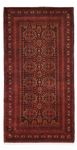 Runner Belutsch Rug - 223 x 115 cm - dark red
