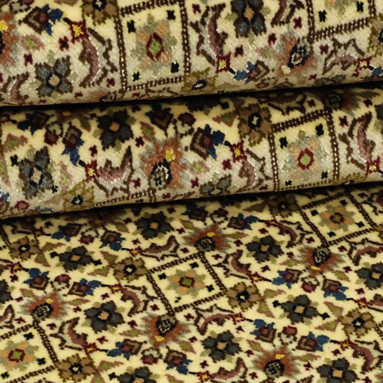 Perser Rug - Tabriz - Royal - Royal - 289 x 200 cm - dark beige