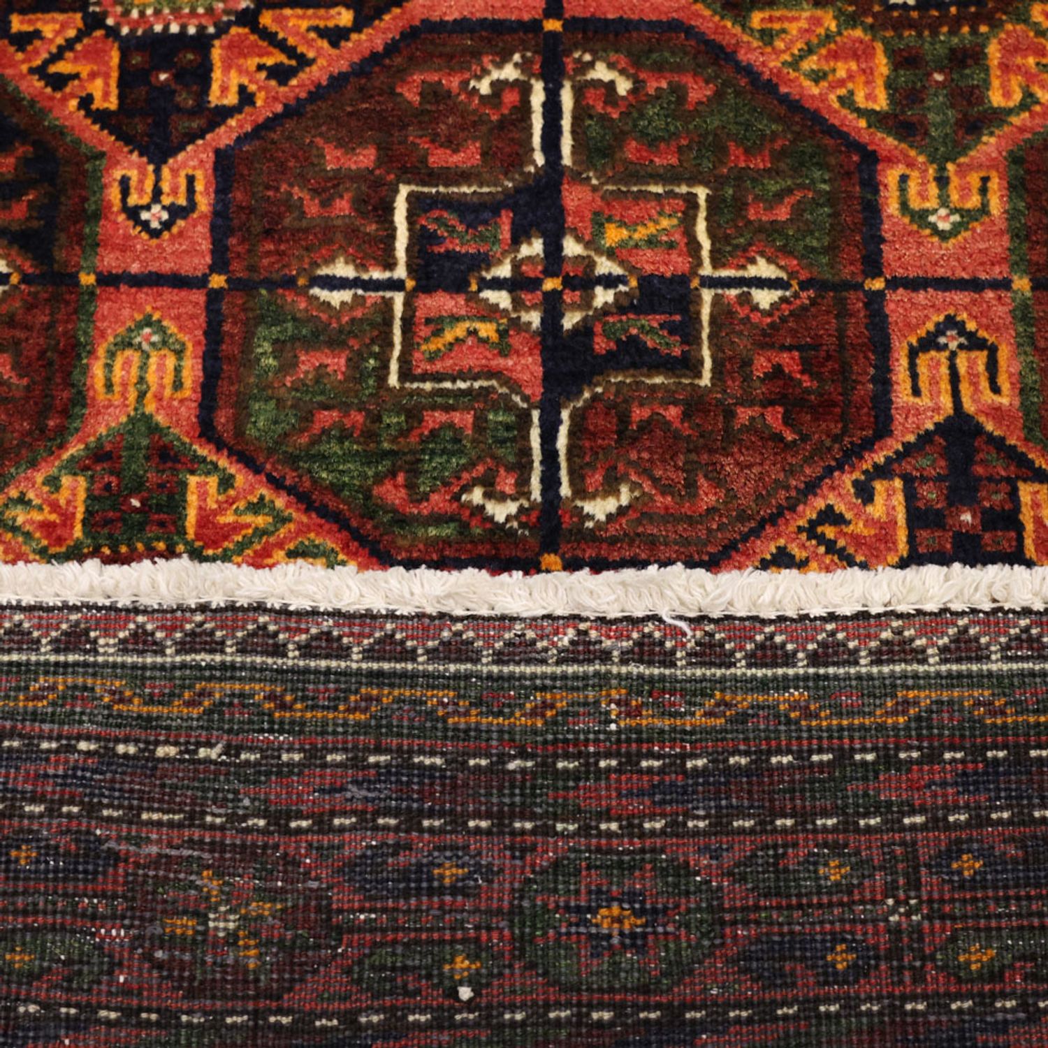 Runner Belutsch Rug - 254 x 117 cm - brown