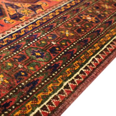 Runner Belutsch Rug - 254 x 117 cm - brown