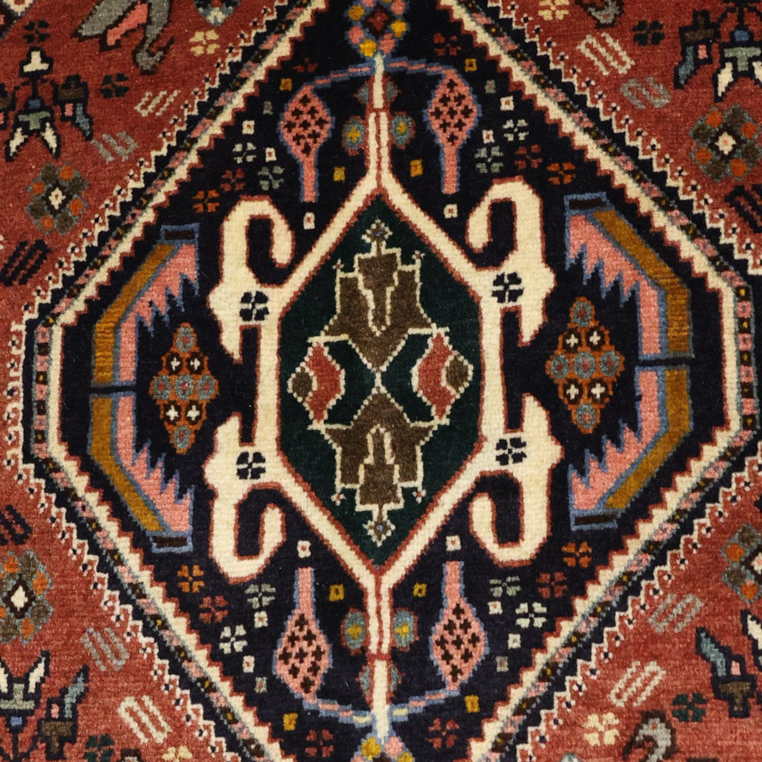 Gabbeh Rug - Kashkuli Perser - 150 x 105 cm - dark red