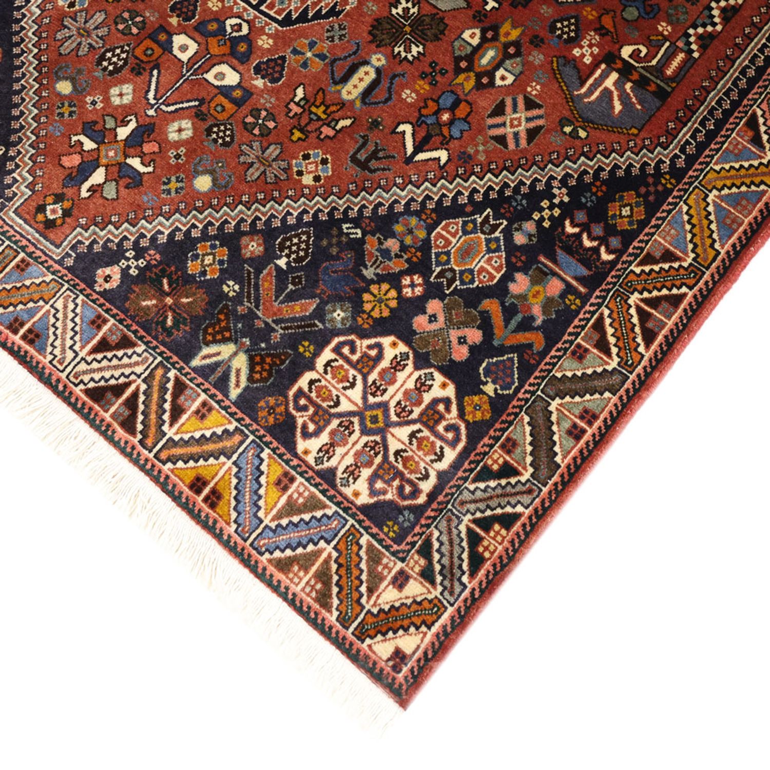 Gabbeh Rug - Kashkuli Perser - 150 x 105 cm - dark red