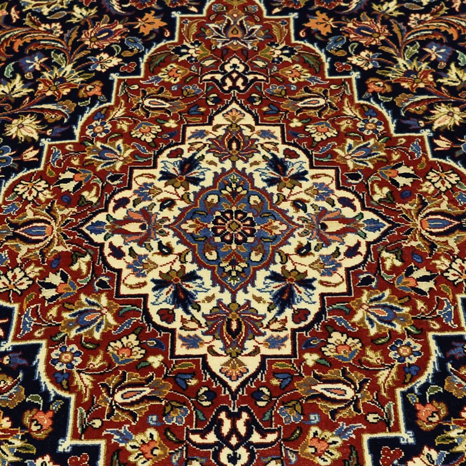 Perser Rug - Keshan - 203 x 132 cm - dark blue
