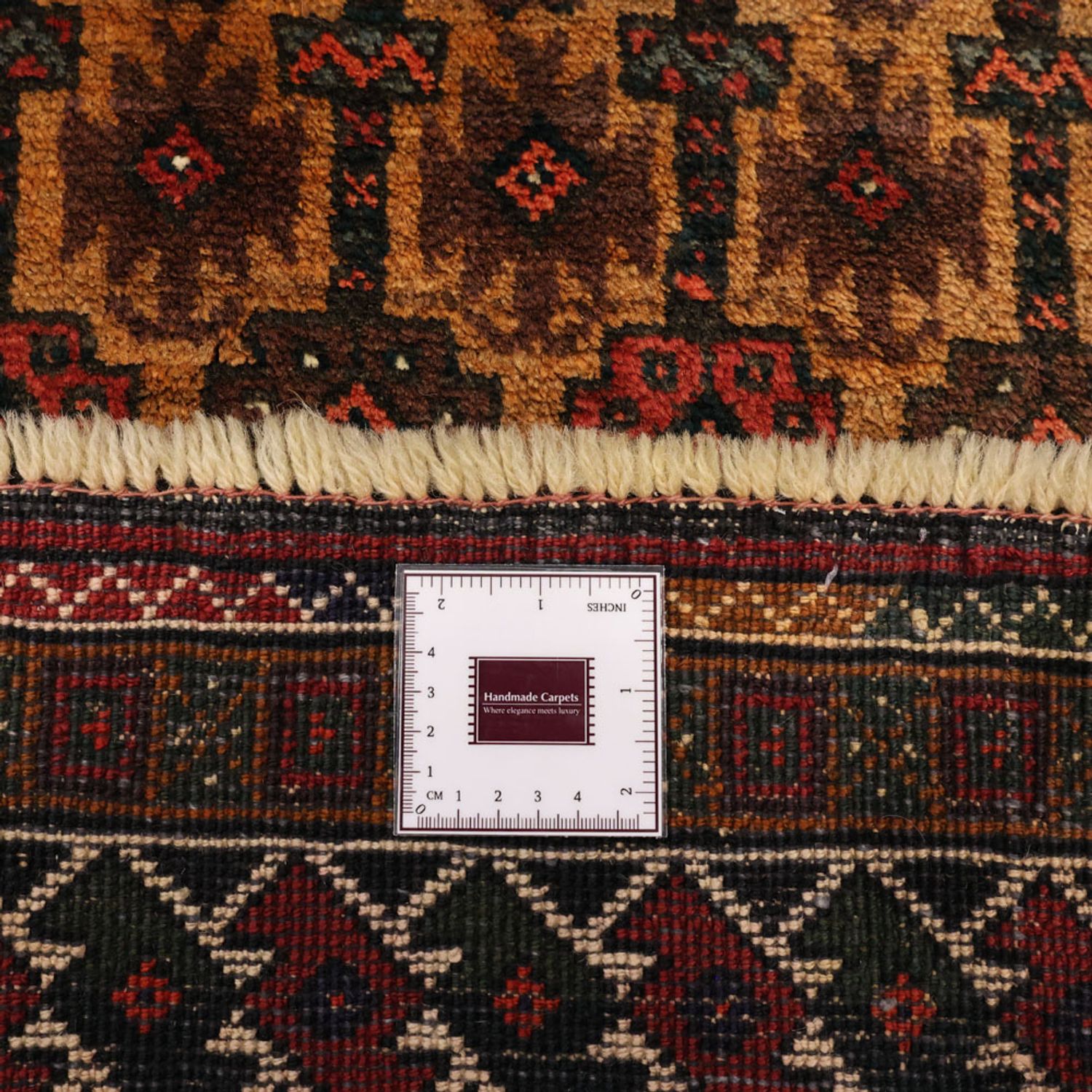 Runner Belutsch Rug - 230 x 120 cm - brown