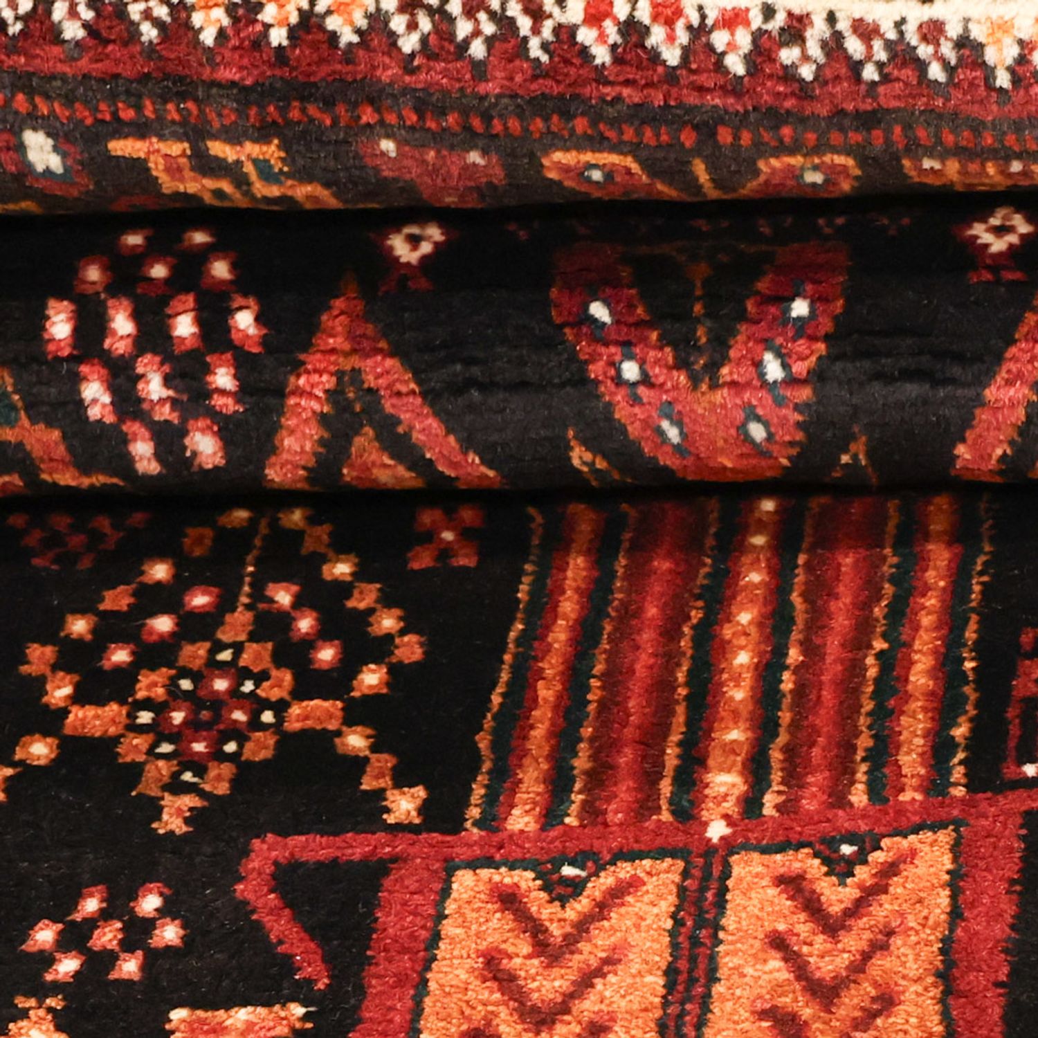 Belutsch Rug - 219 x 119 cm - dark red