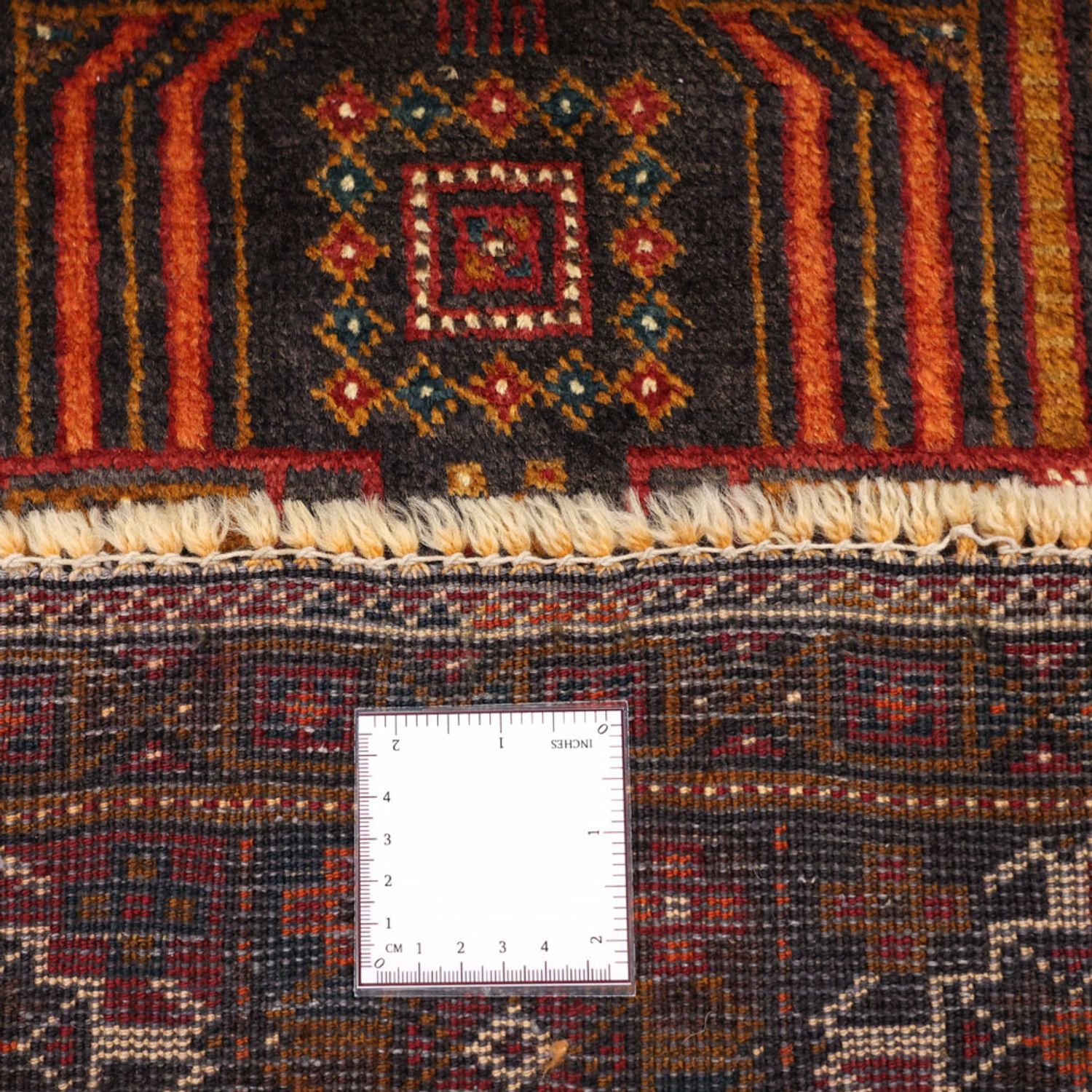 Runner Belutsch Rug - 292 x 103 cm - dark red