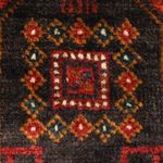 Runner Belutsch Rug - 292 x 103 cm - dark red