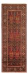 Runner Belutsch Rug - 297 x 107 cm - dark red