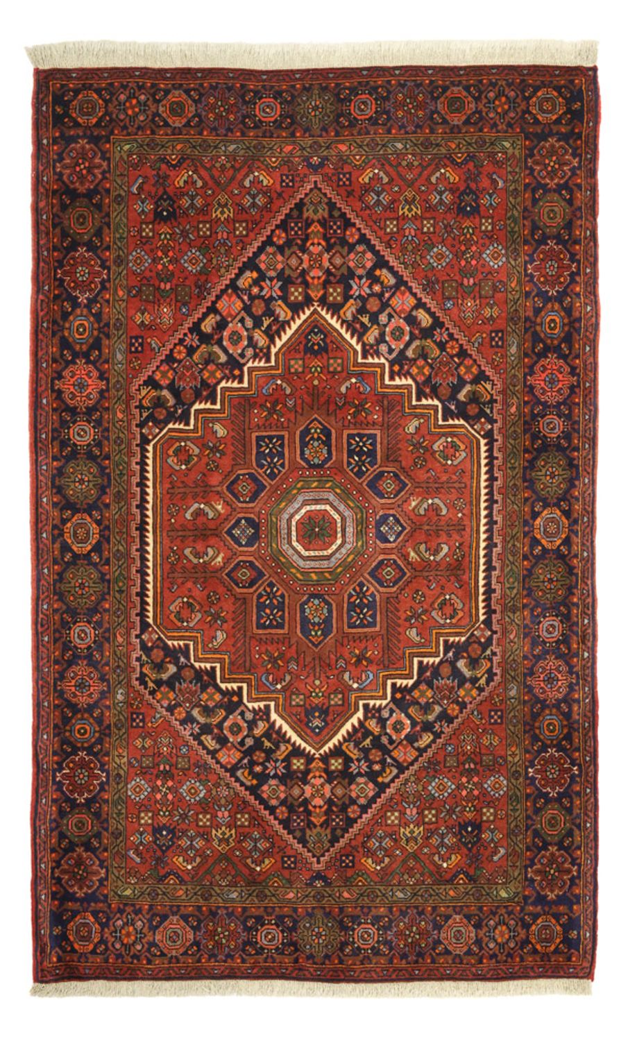 Perser Rug - Nomadic - 158 x 99 cm - dark red