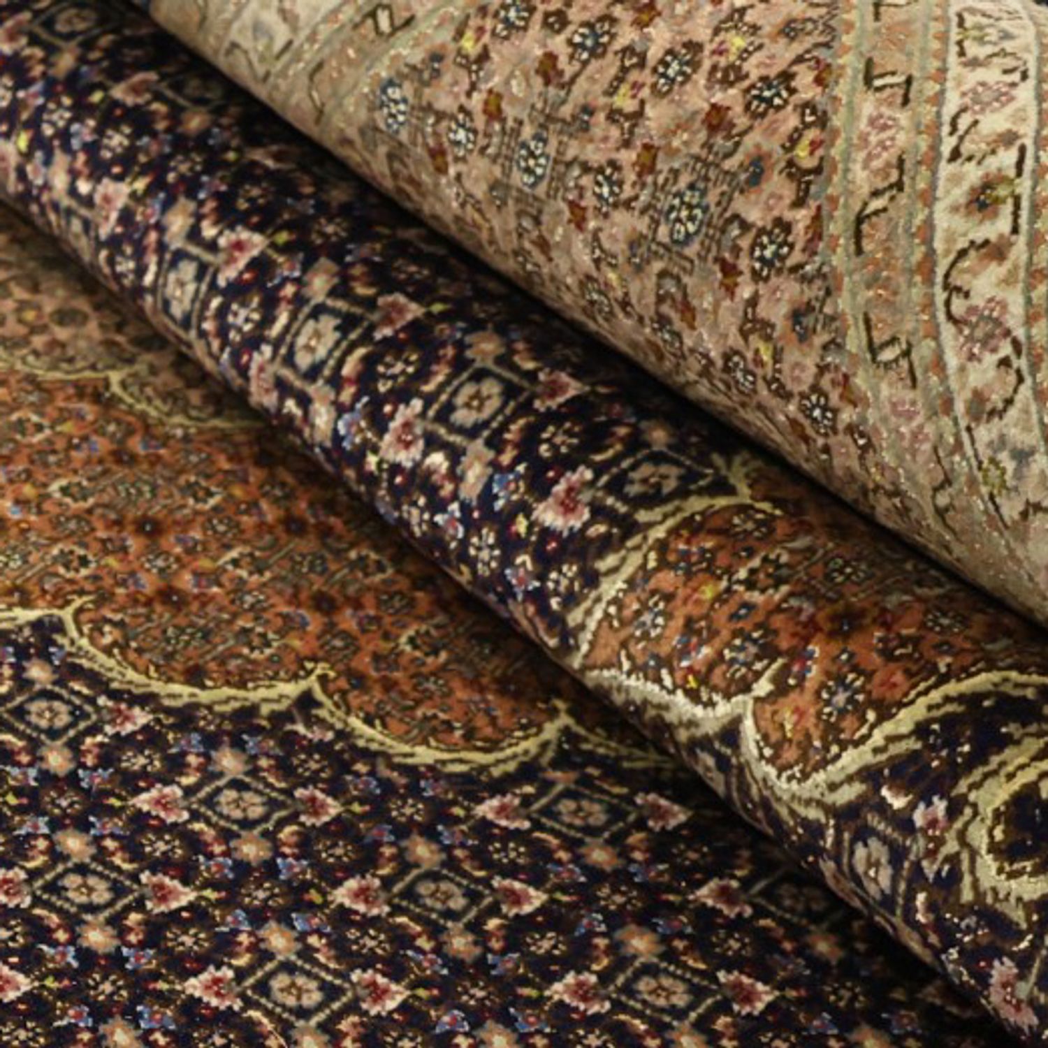 Perser Rug - Tabriz - Royal - Royal - 309 x 199 cm - dark brown