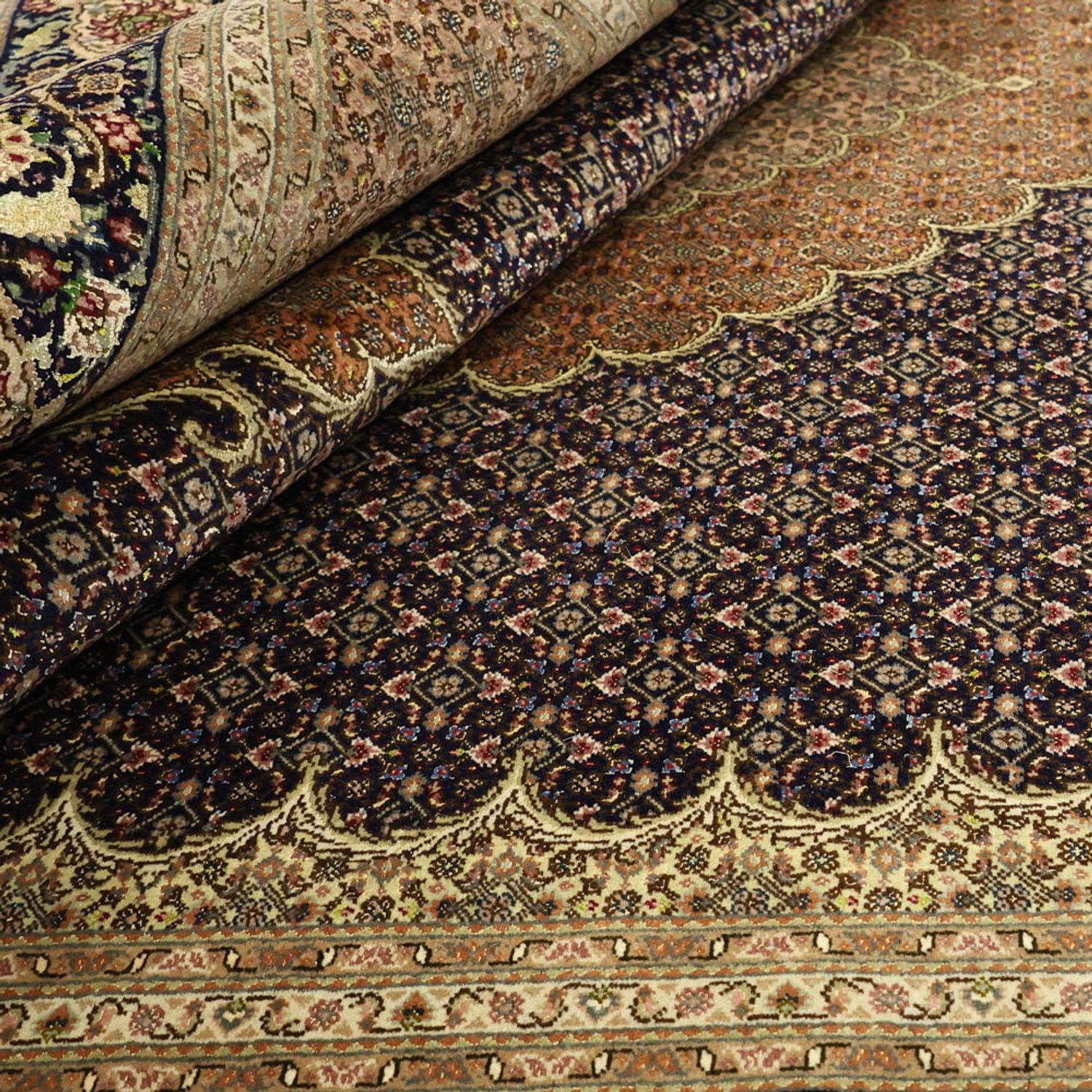 Perser Rug - Tabriz - Royal - Royal - 309 x 199 cm - dark beige