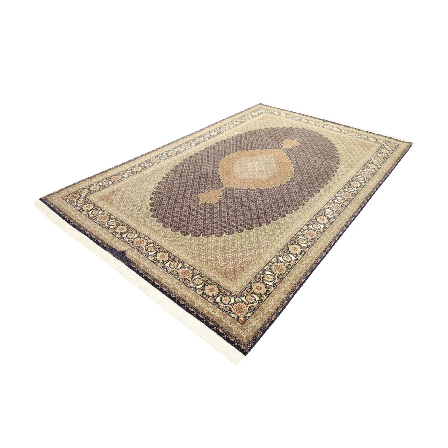 Perser Rug - Tabriz - Royal - Royal - 309 x 199 cm - dark beige