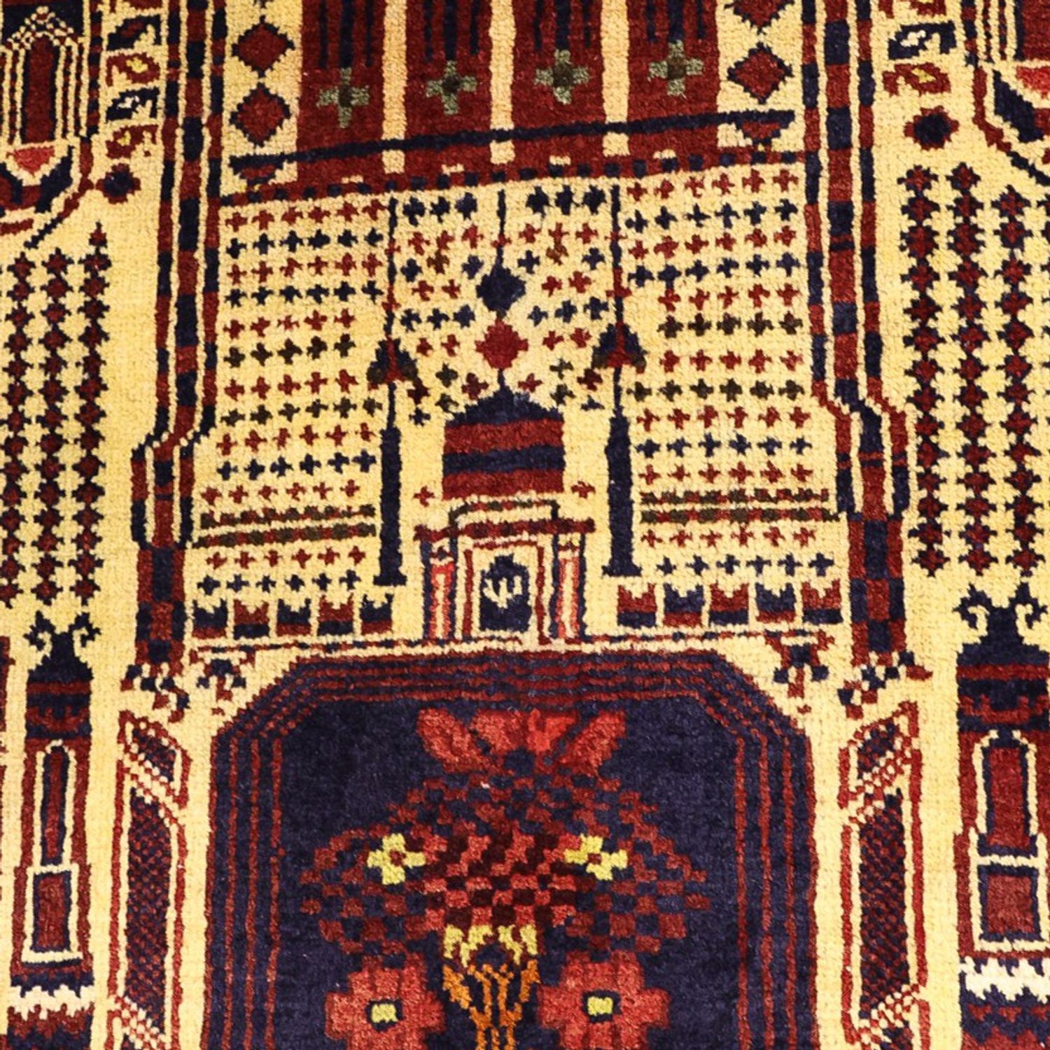 Belutsch Rug - 142 x 96 cm - multicolored