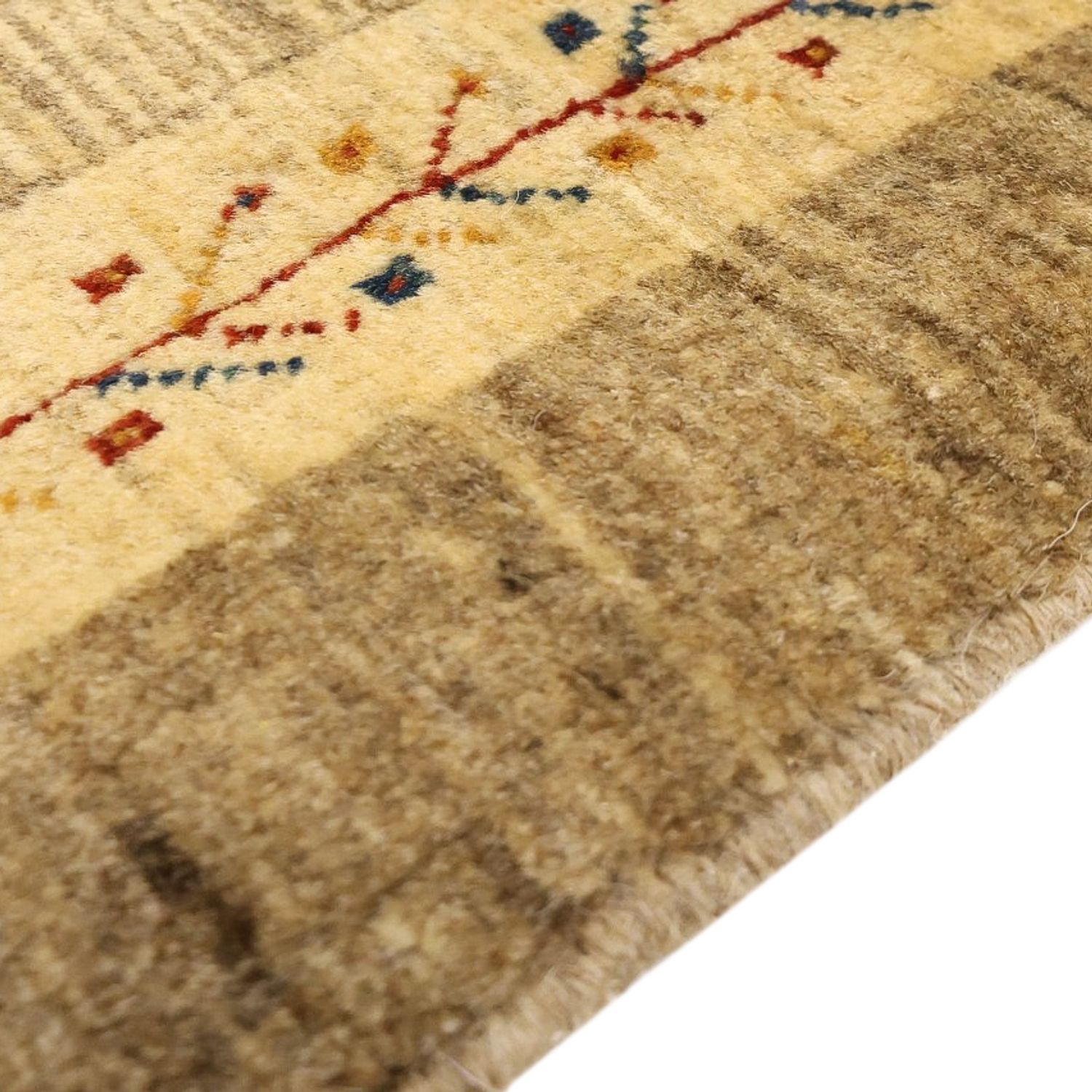 Gabbeh Rug - Kashkuli Perser - 158 x 112 cm - light beige