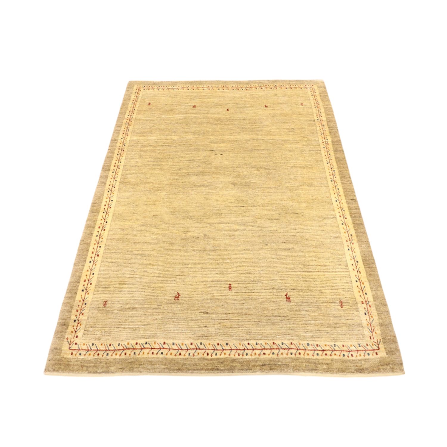 Gabbeh Rug - Kashkuli Perser - 158 x 112 cm - light beige