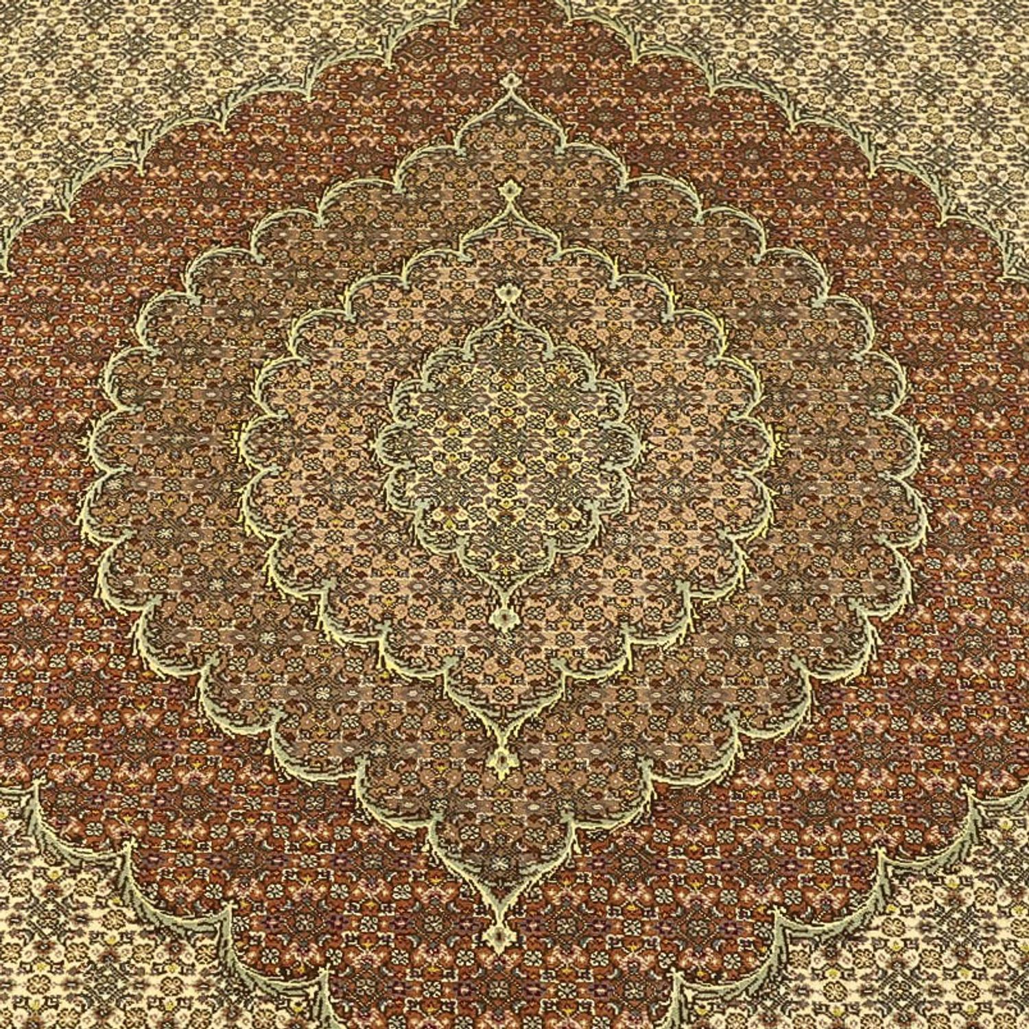 Perser Rug - Tabriz - Royal - Royal - 351 x 250 cm - dark beige